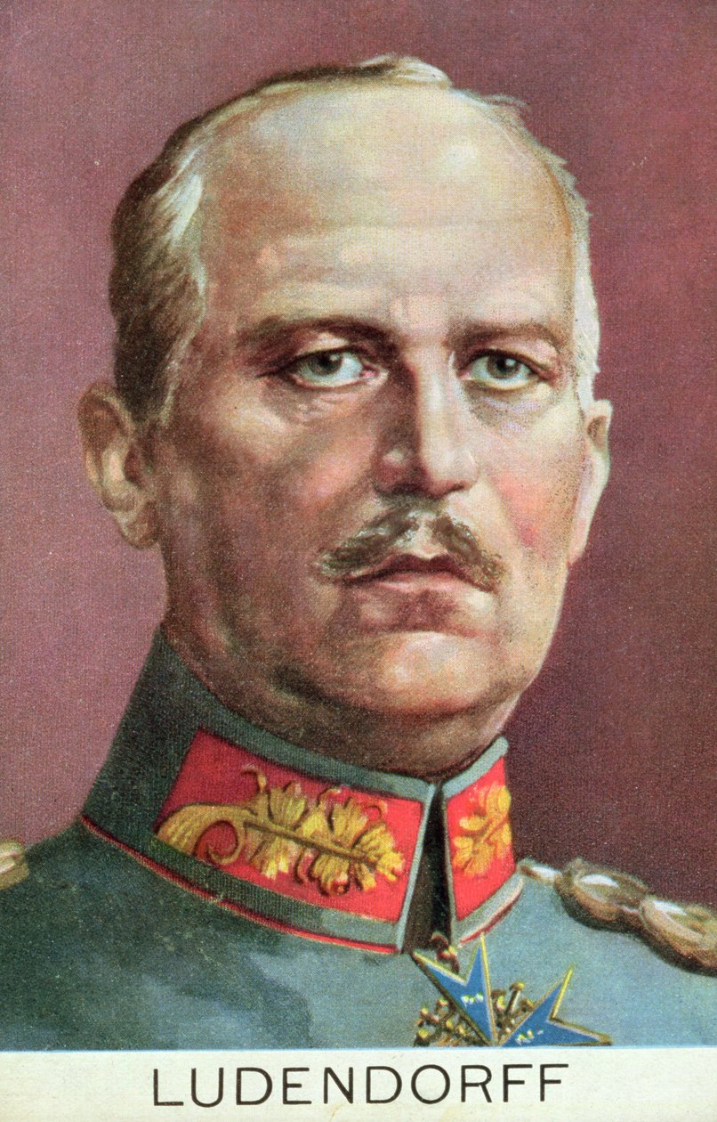 Erich Ludendorff (1865-1937) af French School