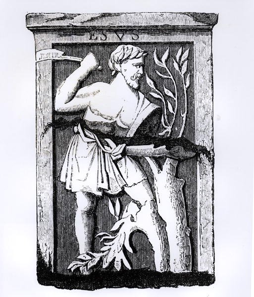Jesus, naturens store gud, illustration fra videnskab og litteratur i middelalderen og renæssancen, skrevet og indgraveret af Paul Lacroix, 1878 af French School