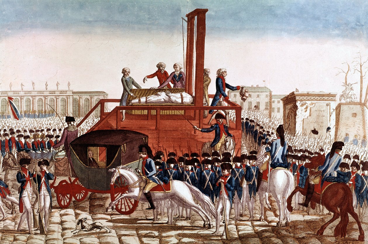 Henrettelse af Louis XVI af Frankrig, 21. januar af French School