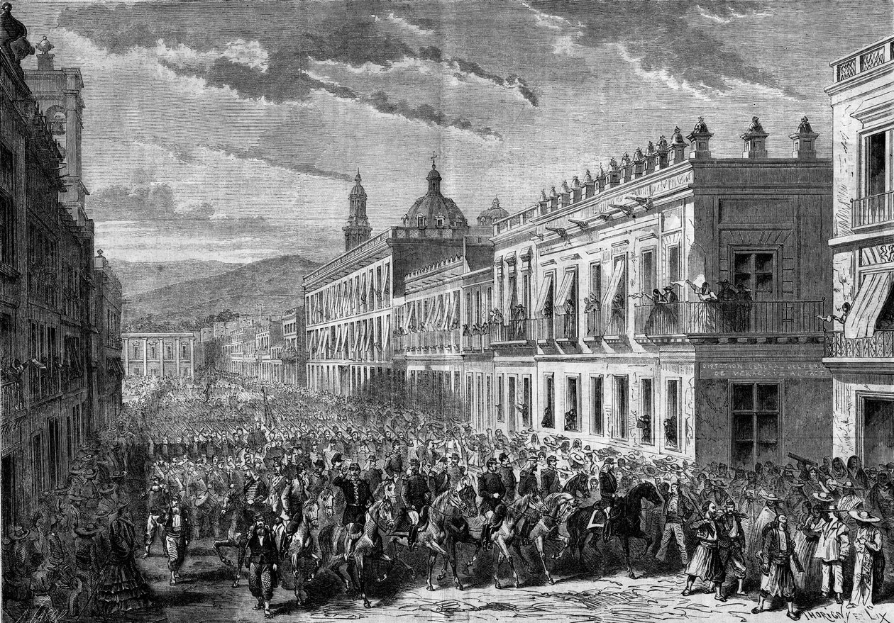 Ekspedition til Mexico (1861-1867): General Francois Achille Bazaine (Francois-Achille) indtog af French School