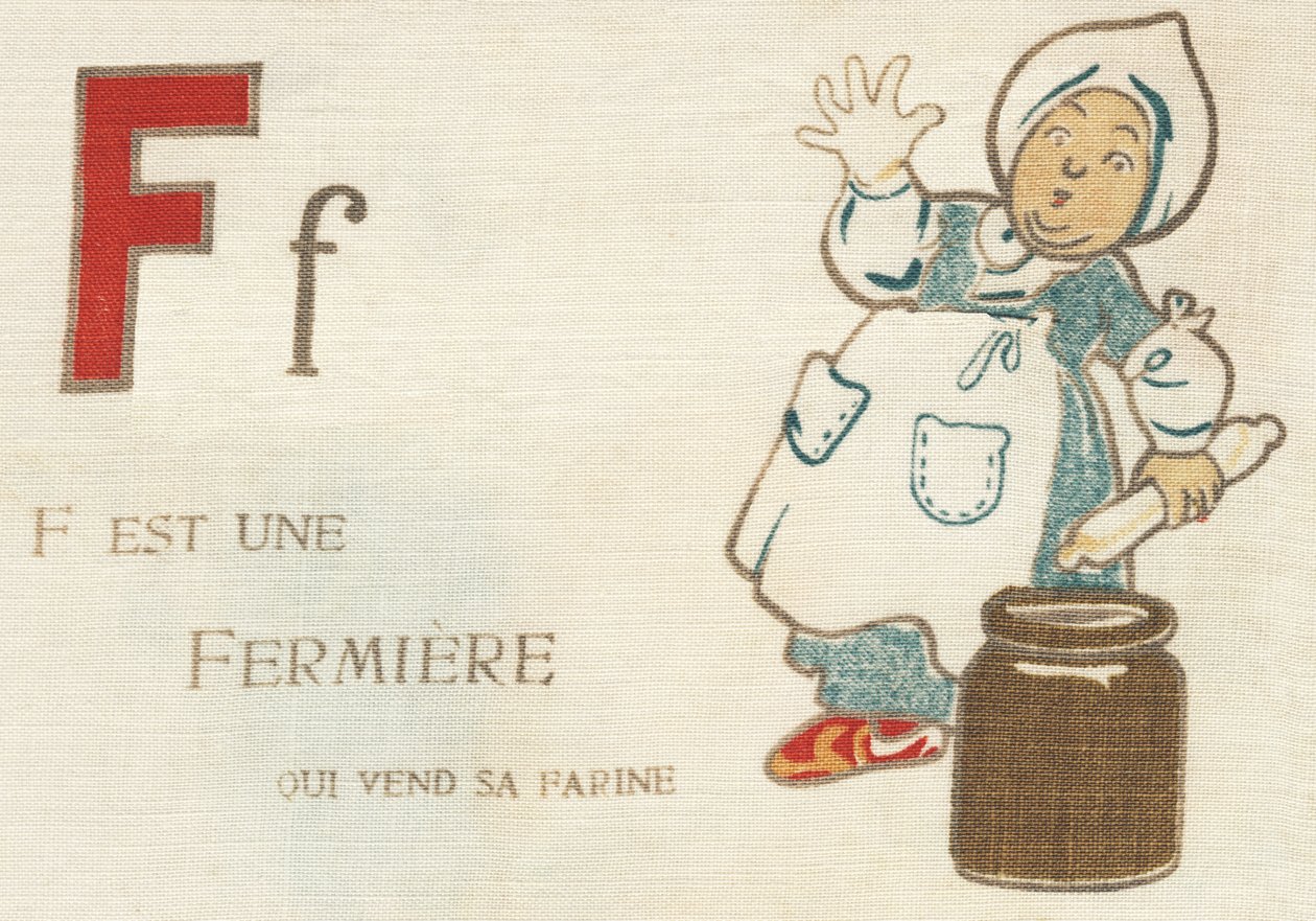 F er en landmand, der sælger hendes mel. af French School