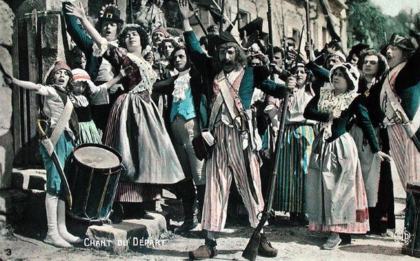 Farewell Song (uddrag fra en stumfilm), postkort fra begyndelsen af 1920