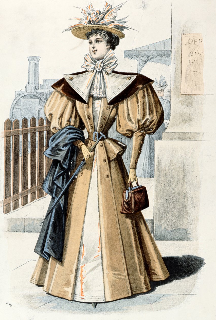 Modestil, 1895 af French School