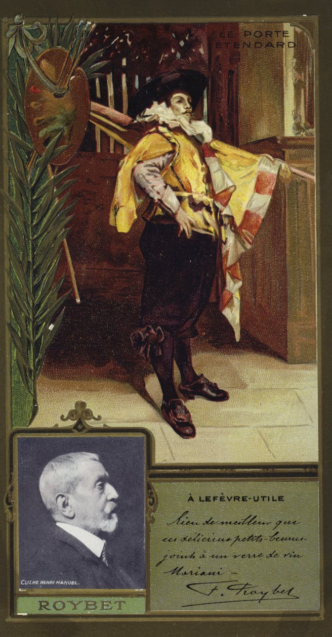 Ferdinand Roybet, fransk maler (chromolitho) af French School