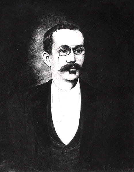 Fernand Pelloutier (1867-1901) (s/hvid foto) af French School