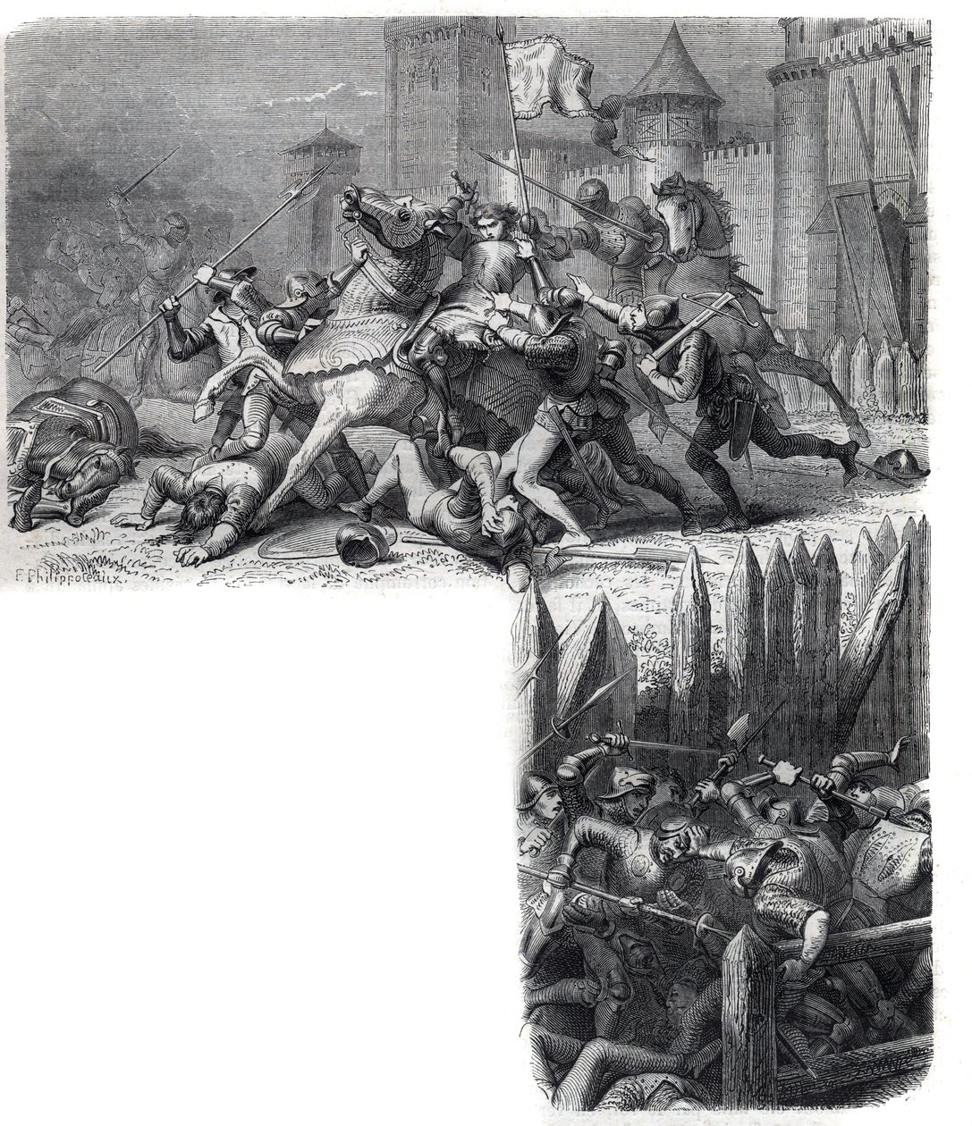 Firenze går ind i et oprør (de "otte helliges krig") mod den hellige belejrings tilbagevenden til Rom. Pave Gregoire XI Pierre Roger de Beaufort af French School