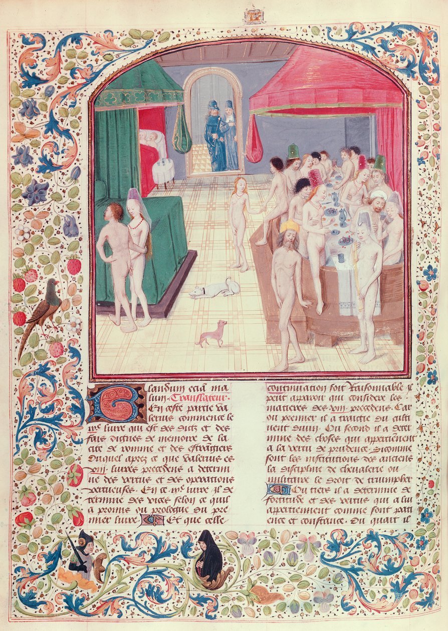 Fol.414v, Fakta og mindeværdige ord af French School