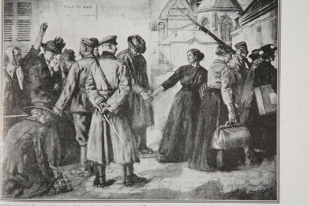Tvangsfjernelse af franske civile fra Lille til tyske arbejderkolonier, 1914-19 af French School