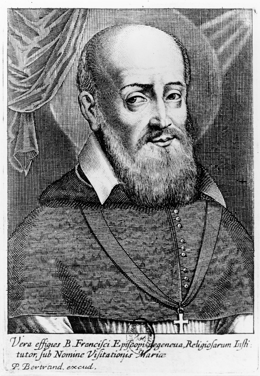 Francis de Sales (gravering) af French School