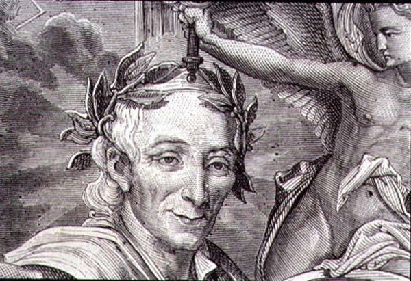 Francois Marie Arouet de Voltaire (1694-1778) (gravering) af French School