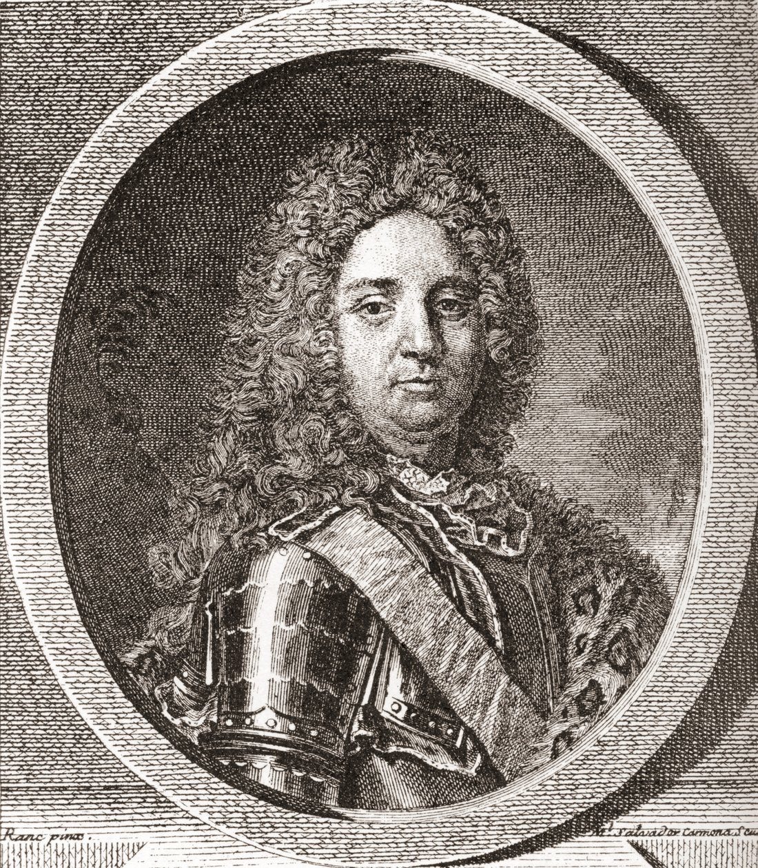 François-Marie de Broglie, 1. hertug af Broglie, 1671 1745. Fransk militærleder. Fra Les Heures Libres udgivet 1908. af French School