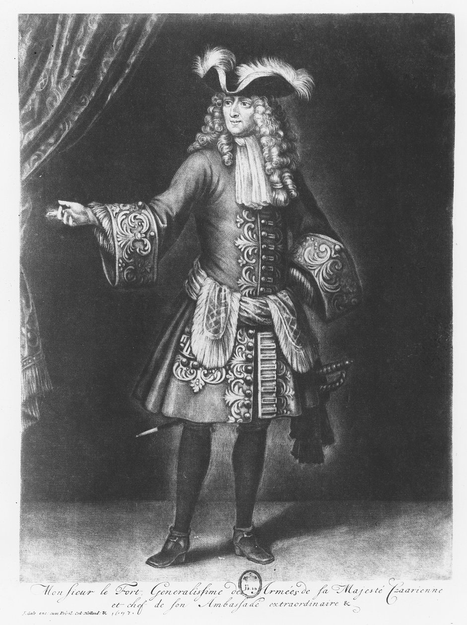 Franz Lefort (gravering) af French School