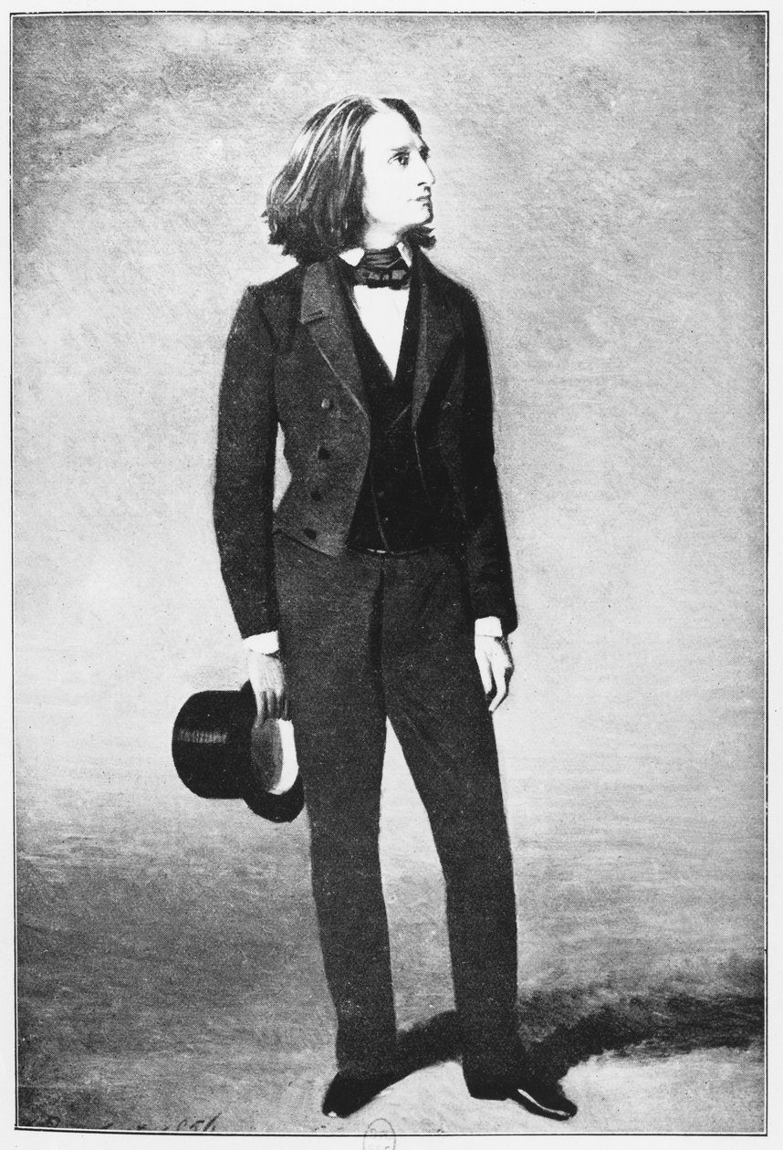 Franz Liszt (1811-86) 1856 af French School