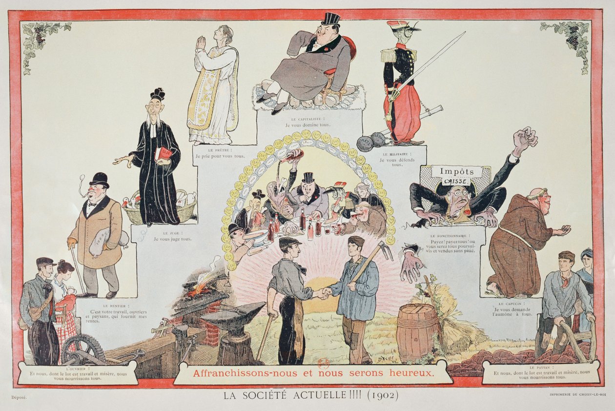 Frigør arbejderne, 1902 af French School