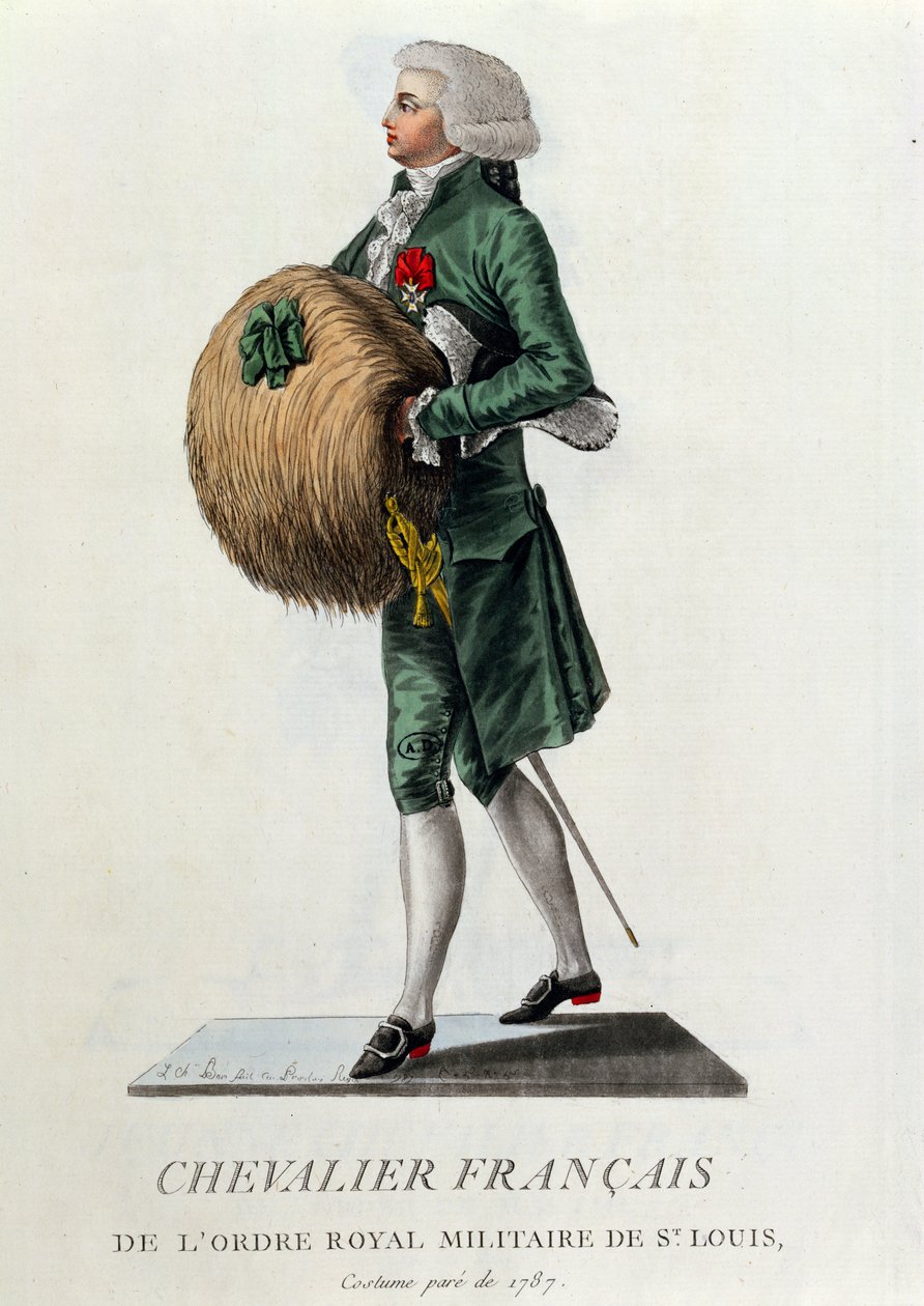 Fransk Ridder af St. Louis-ordenen, 1787 af French School