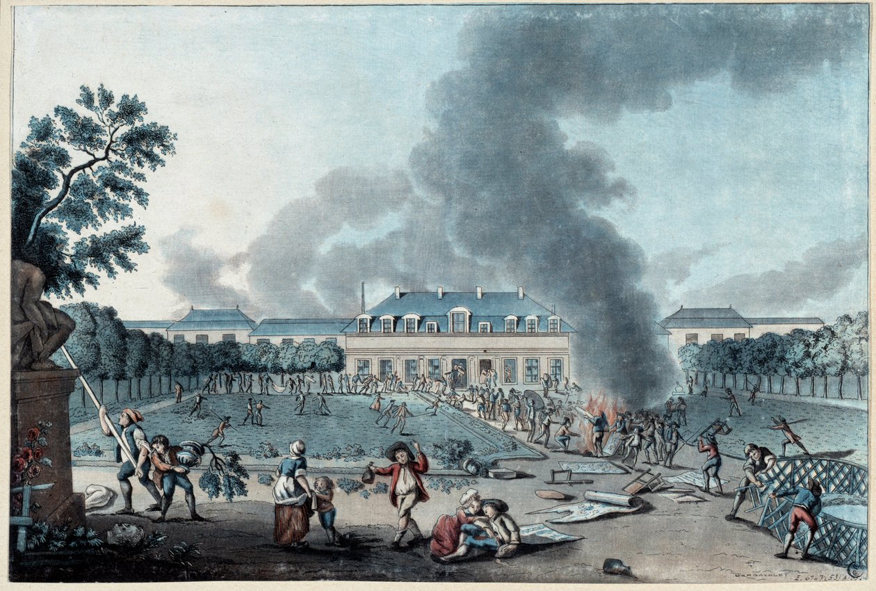 Fransk revolution: "" Reveillon 28. april tapetfremstilling plyndret af French School