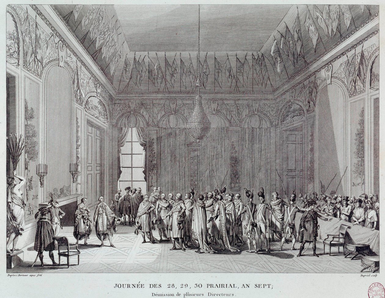 Den franske revolution: dagene 28., 29. og 30. prairial i år VII, som den 18/06/1799 førte til Abbe Emmanuel-Joseph Sieyes