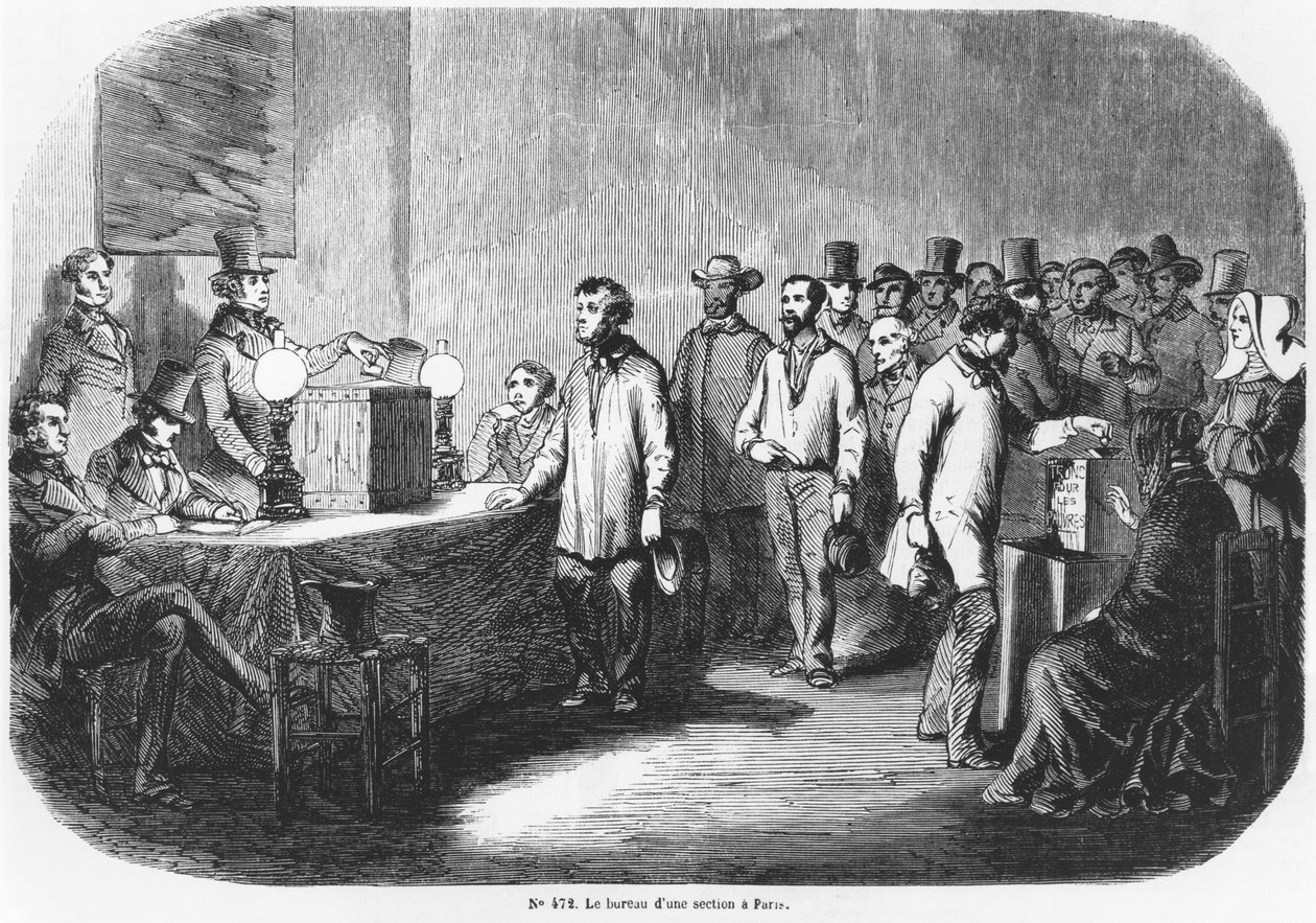 Franske valg den 23. april 1848 i Paris, 1848 af French School