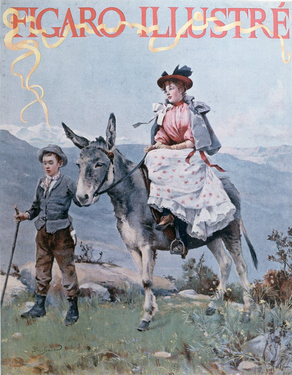 Forside af Le Figaro Illustre, september 1894 af French School