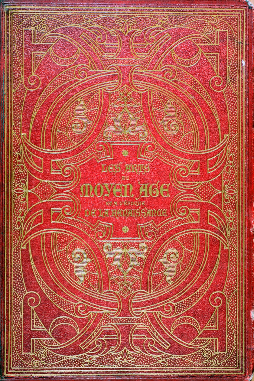 Forside af Les Arts au Moyen Age, udgivet af Firmin Didot i 1873 (læder) af French School