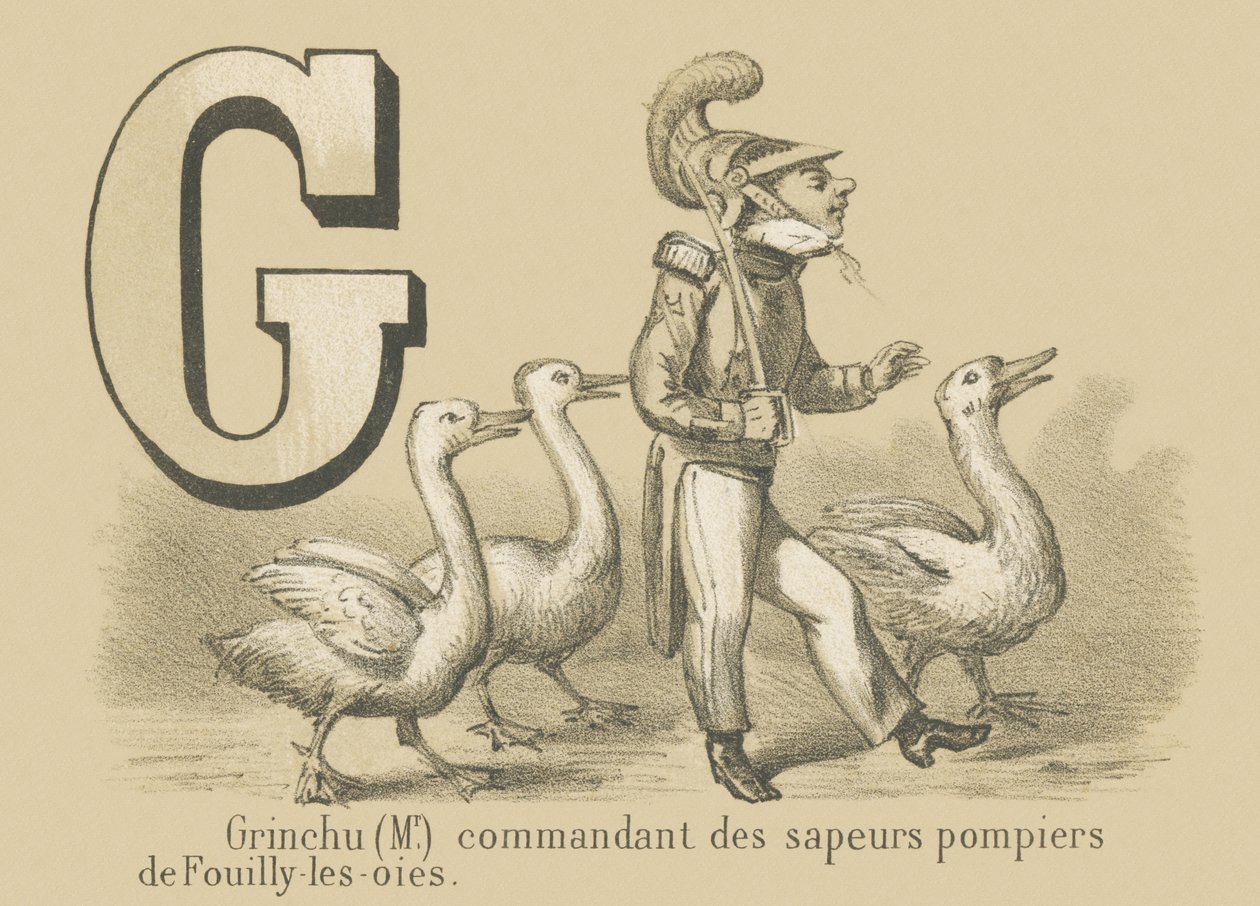 G: Grinchu (Hr.) chef for Fouilly-les-Oies brandvæsen af French School