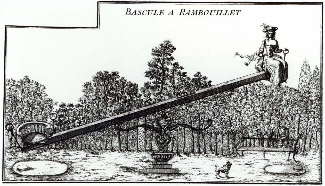 Havesav ved Rambouillet, fra Details des Nouveaux Jardins a la Mode af George Louis le Rouge, udgivet 1775-78 af French School