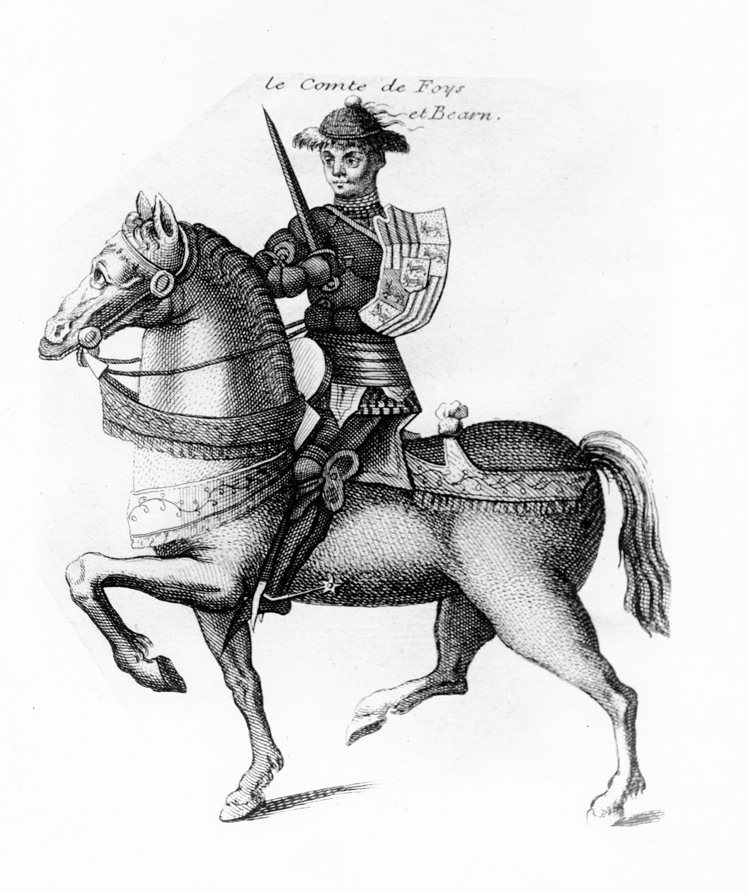Gaston IV de Foix (gravering) af French School