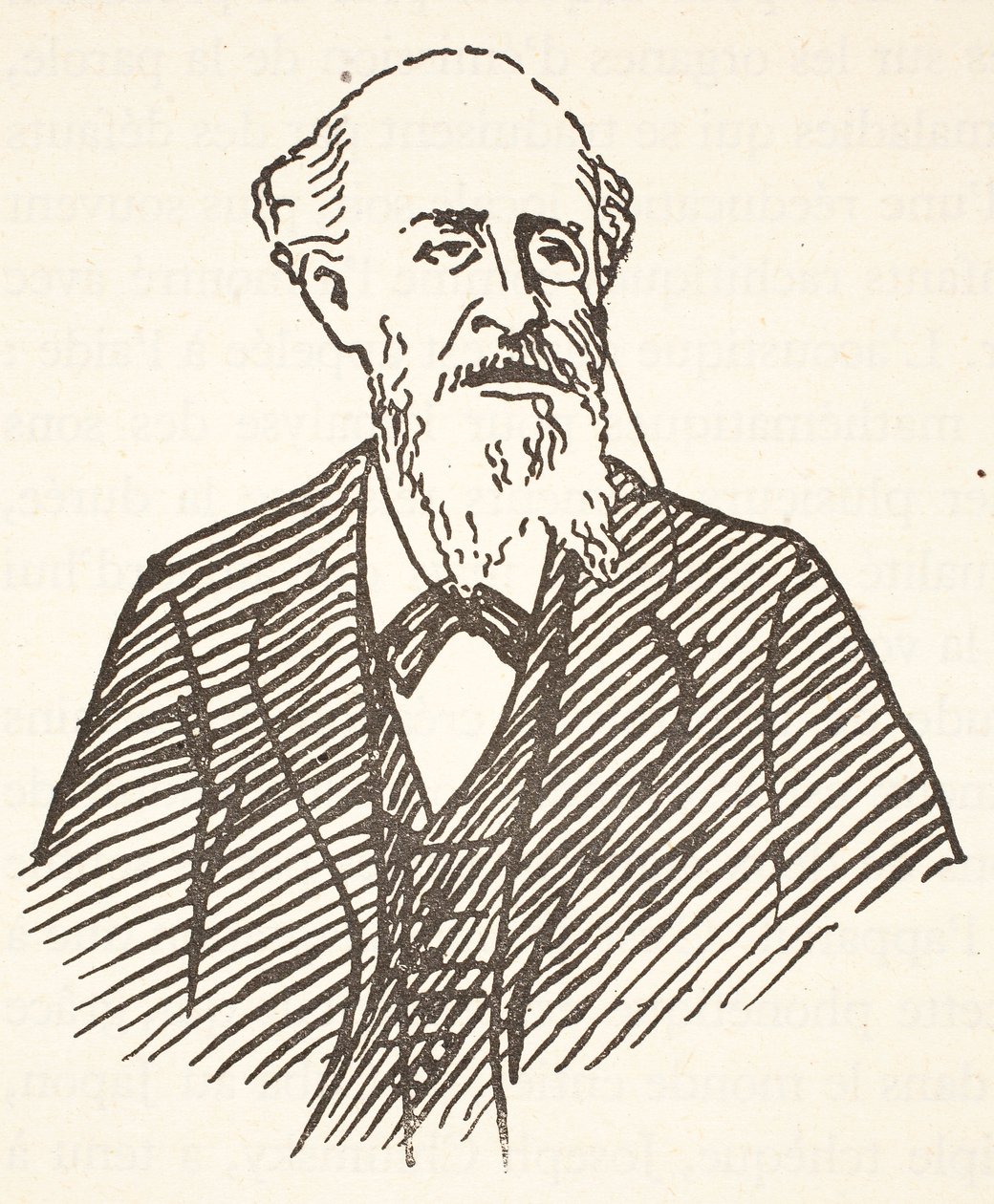 Gaston Paris, kopi af Boris Mestchersky (d.1957), illustration fra Histoire de la Nation Francaise, Sciences, bind I & II, af Gabriel Hanotaux (1853-1944), 1924 af French School