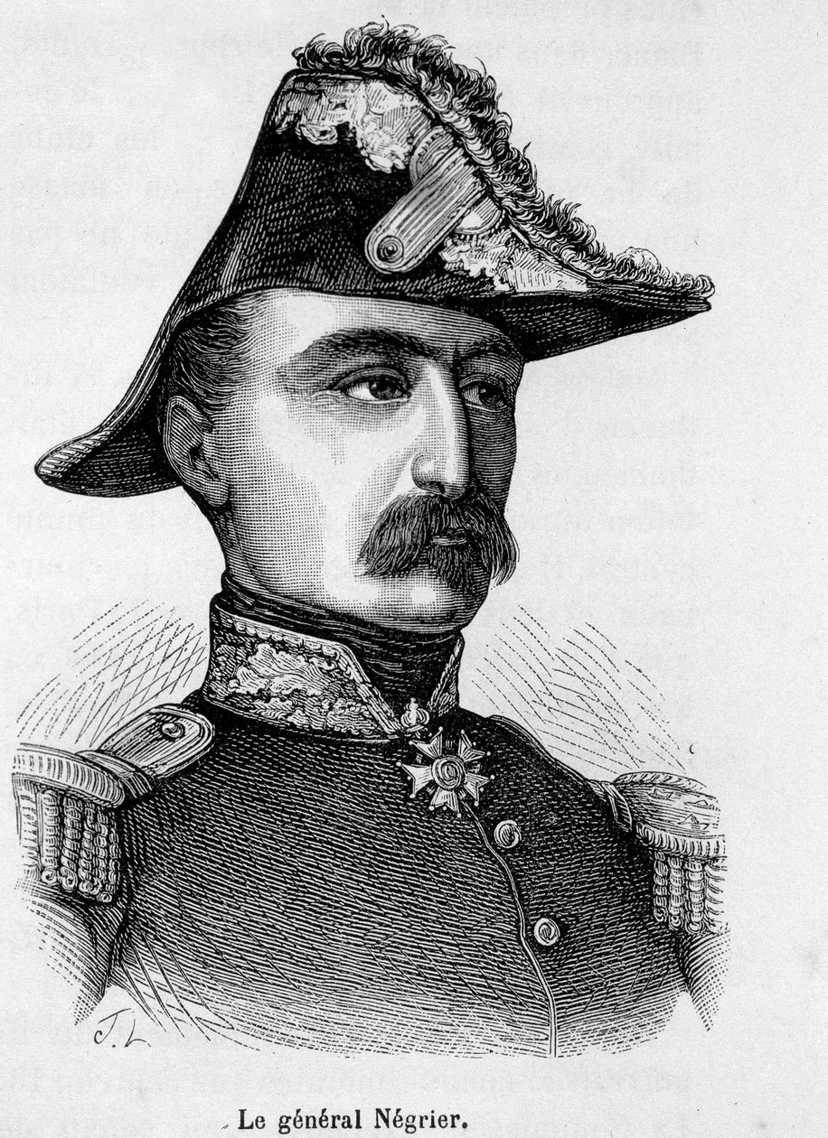 General François Oscar de Negrier 1839-1913 af French School
