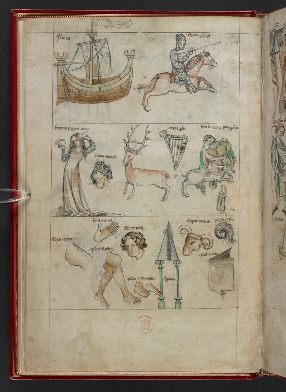 George Fendulus, Book of Astrology, Sloane MS 3983, f.4v (vellum) af French School