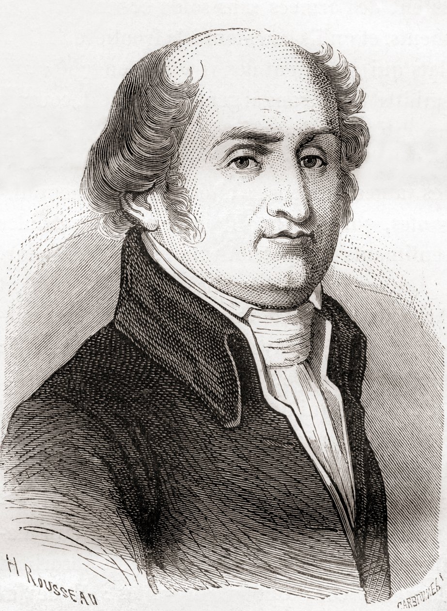 Gilbert Romme, fra Les Merveilles de la Science, udgivet ca. 1870 (kobberstik) af French School