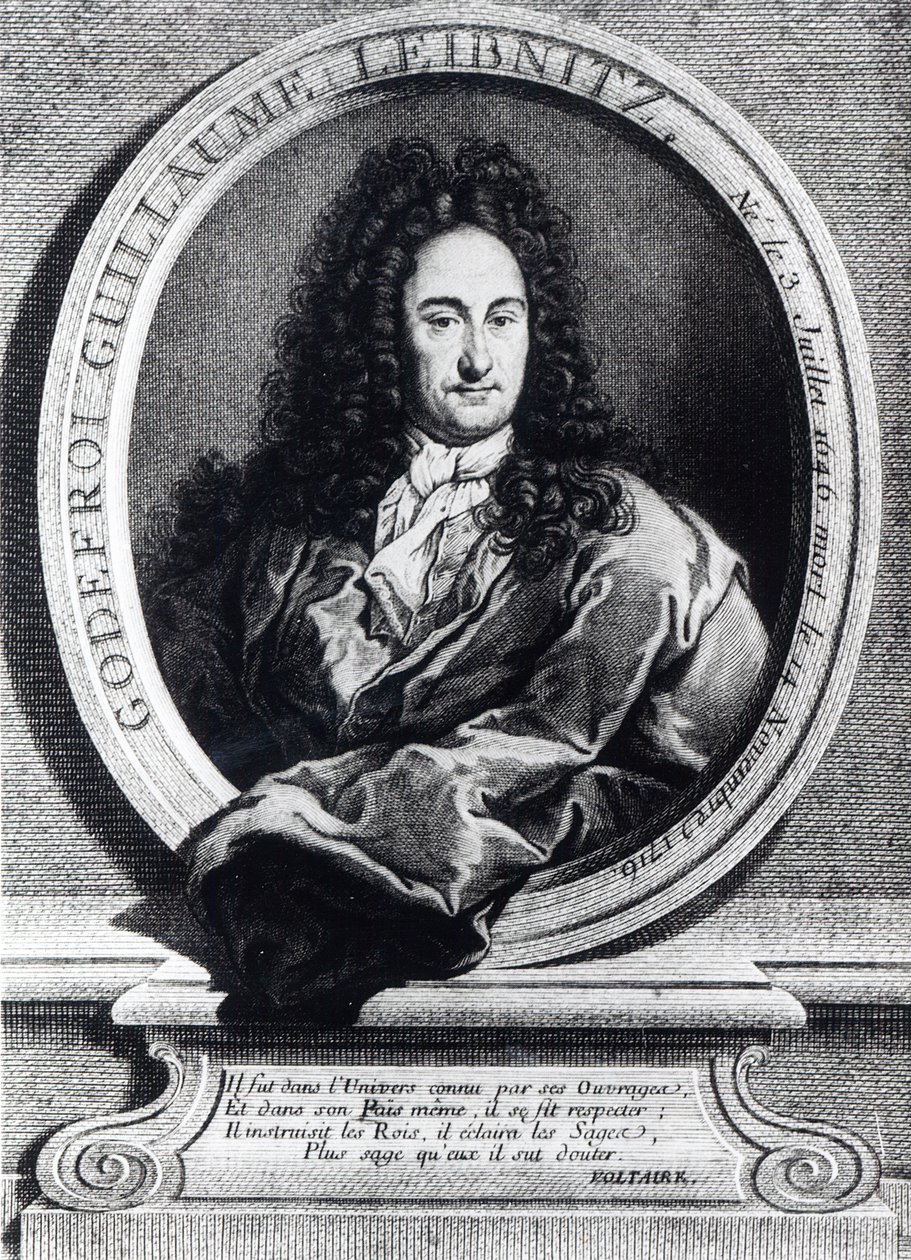 Gottfried Wilhelm Leibniz af French School