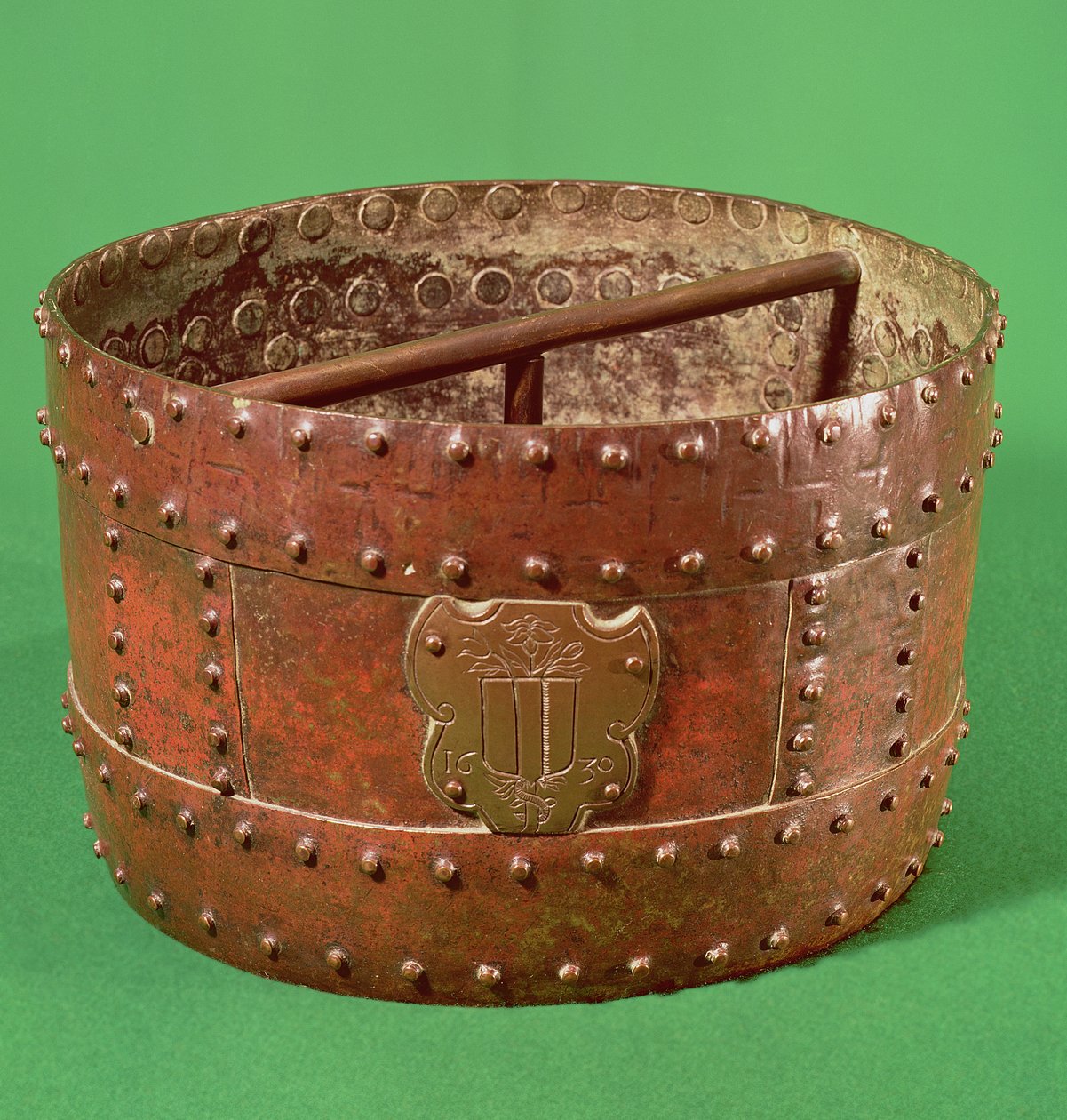 Kornmål med Senlis våbenskjold, 1630 (kobber) af French School