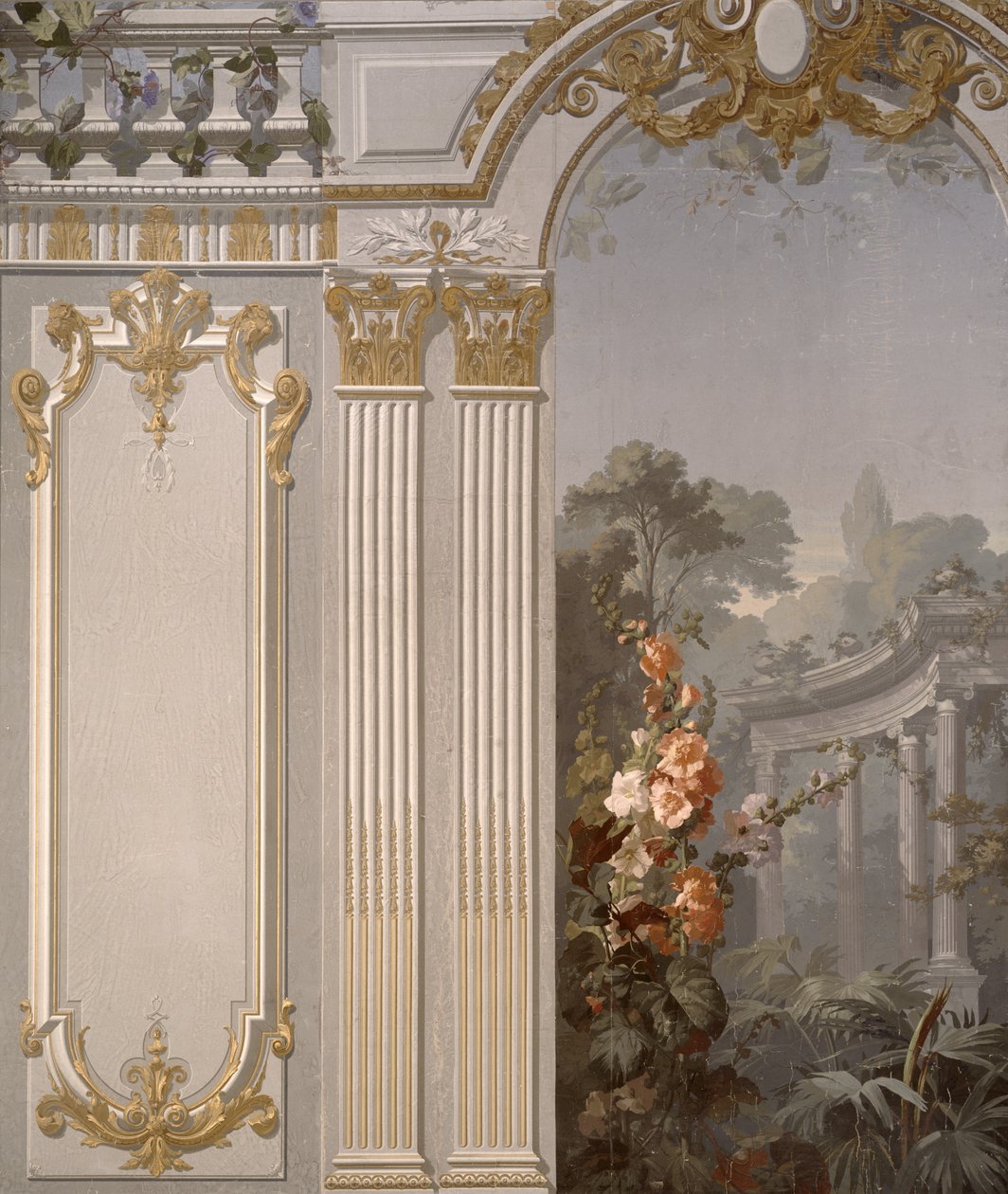 Grande Galerie de Louis XIV, tapetdesign af Victor Dumont, fremstillet af Delicourt Hook freres succ., Paris, 1876, af French School