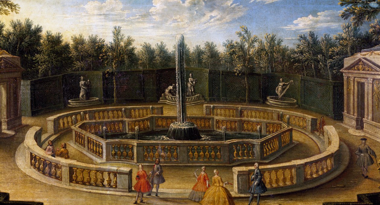 Grove of Domes i Versailles af French School
