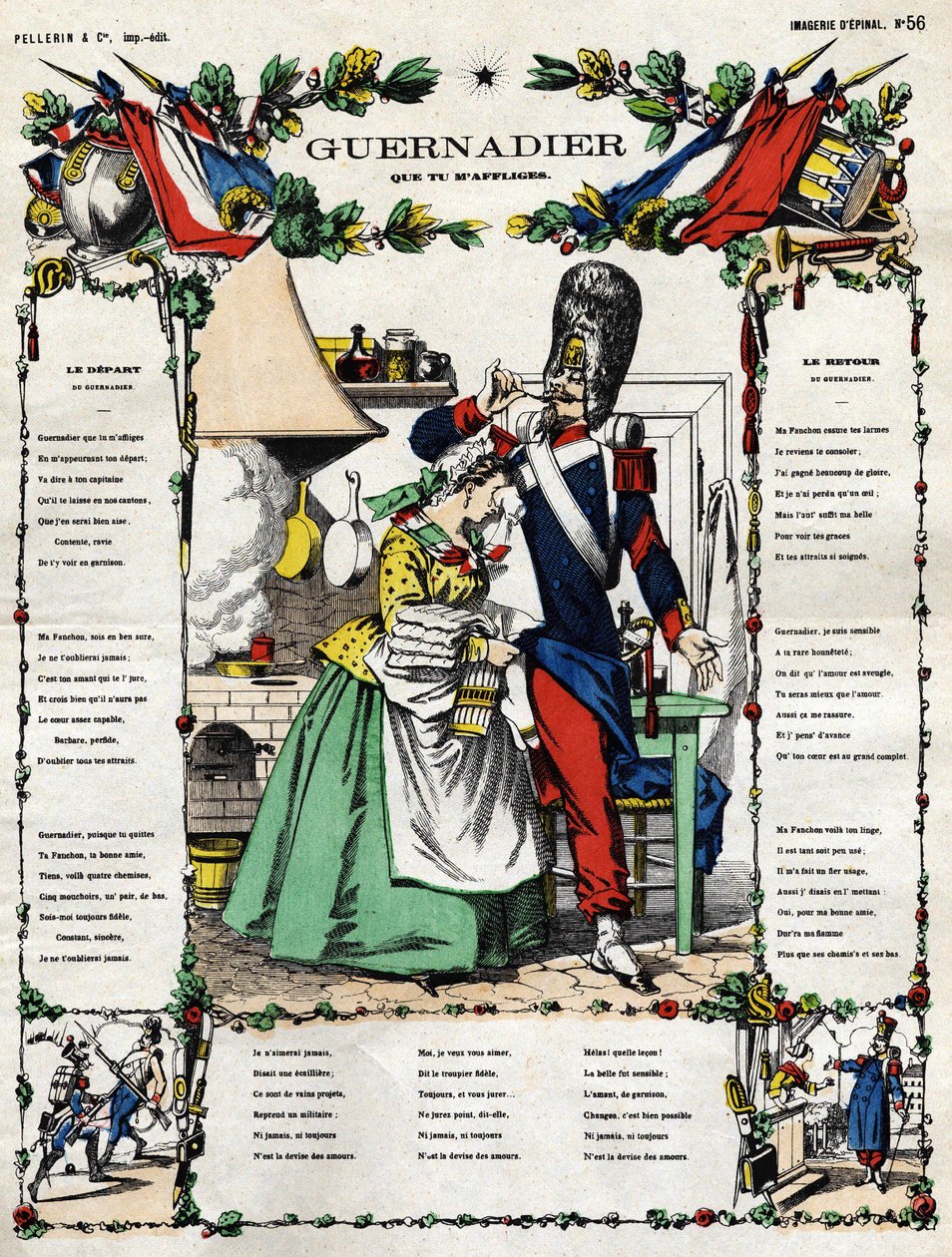 Guernadier at du sørger over mig. af French School
