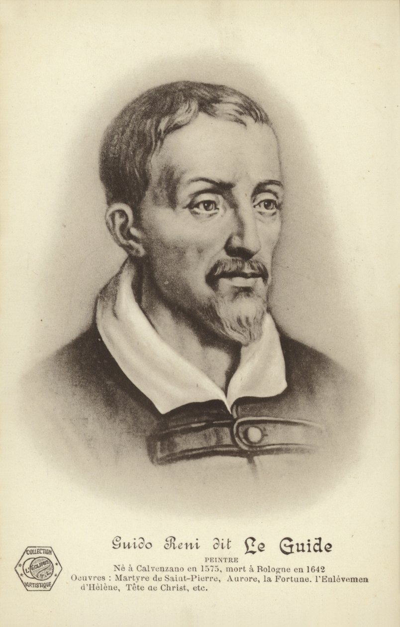 Guido Reni, italiensk maler (litografi) af French School
