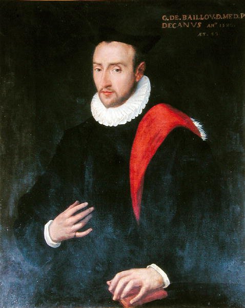 Guillaume de Baillou (1538-1616) 1580 (olie på lærred) af French School