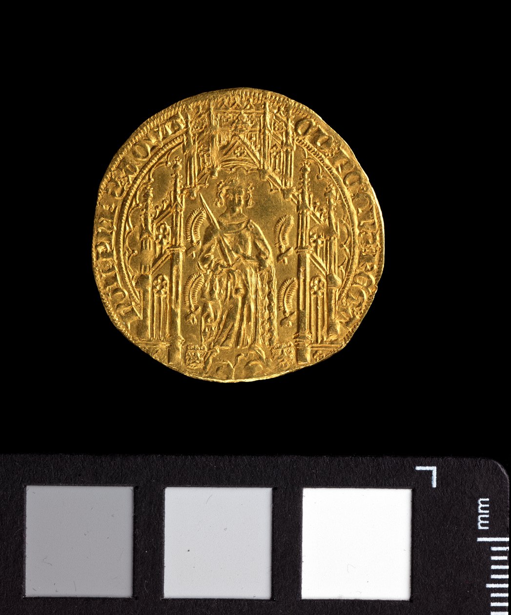 Guyennois d"or af Edward "The Black Prince", 1362-72 af French School