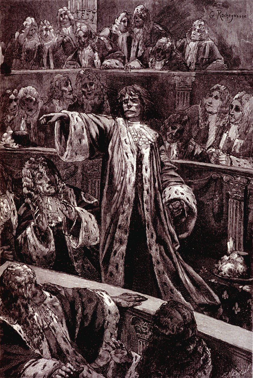 Gwynplaine i The Man Who Laughs af French School