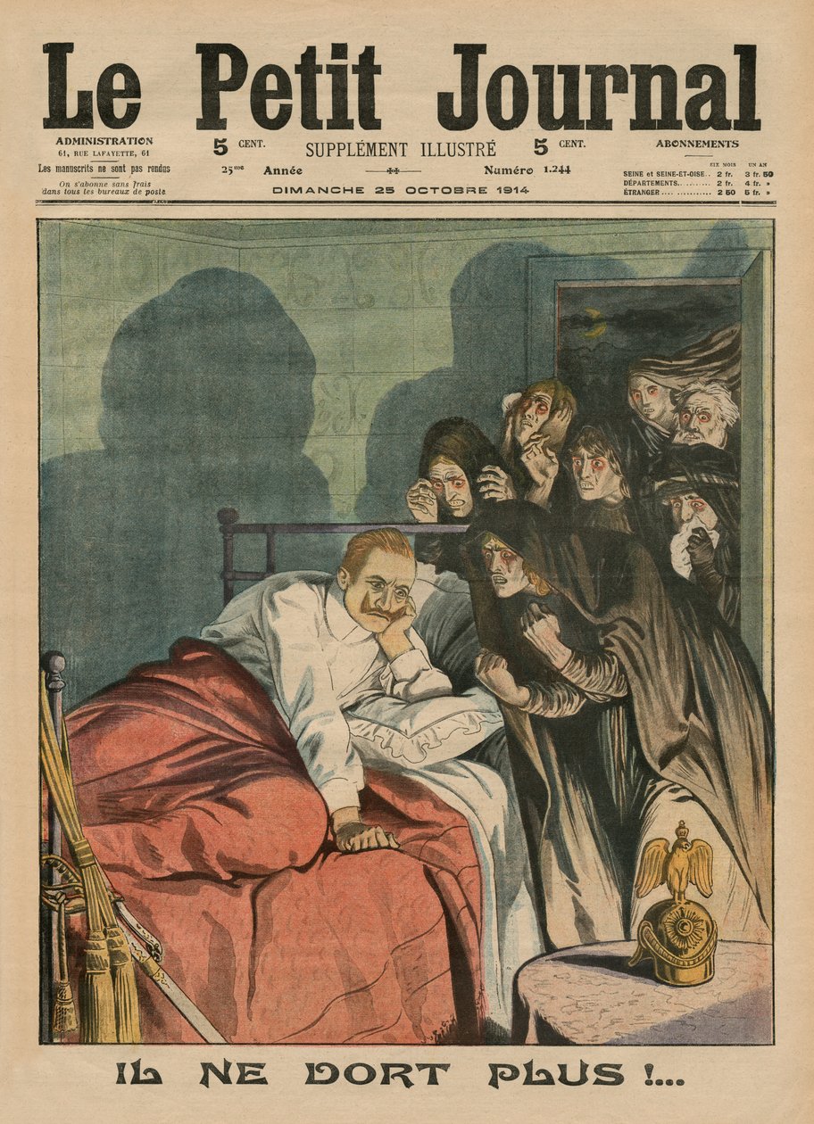 Han sover ikke mere !, illustration af forsiden fra 