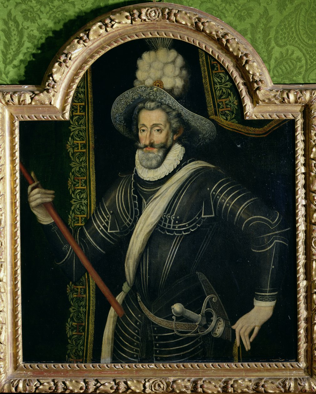 Henri IV (1553-1610) Konge af Frankrig og Navarra, ca. 1595 af French School