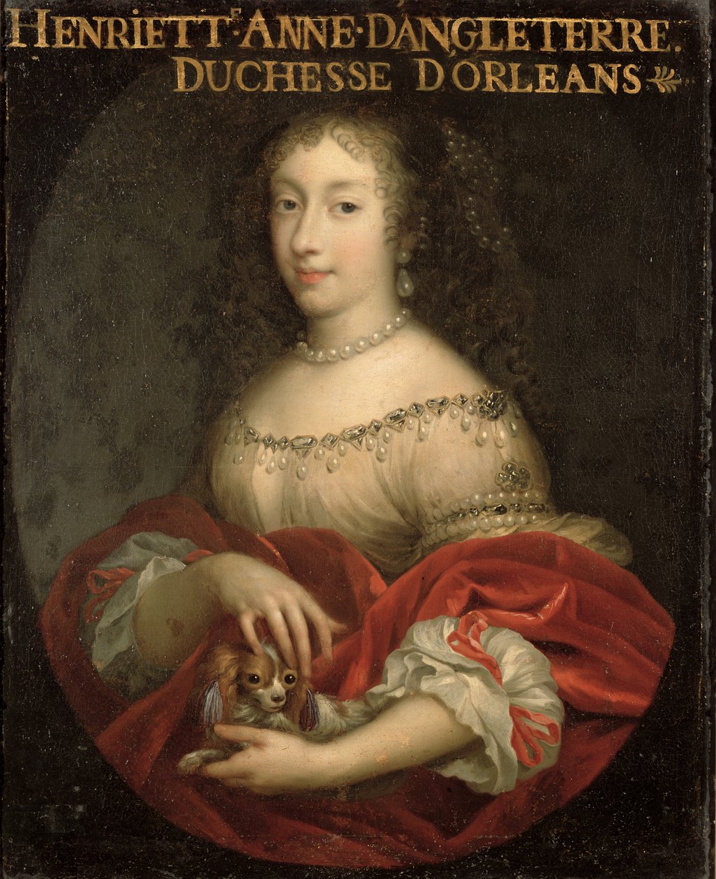 Henrietta Anne (1644-70) hertuginde af Orleans af French School