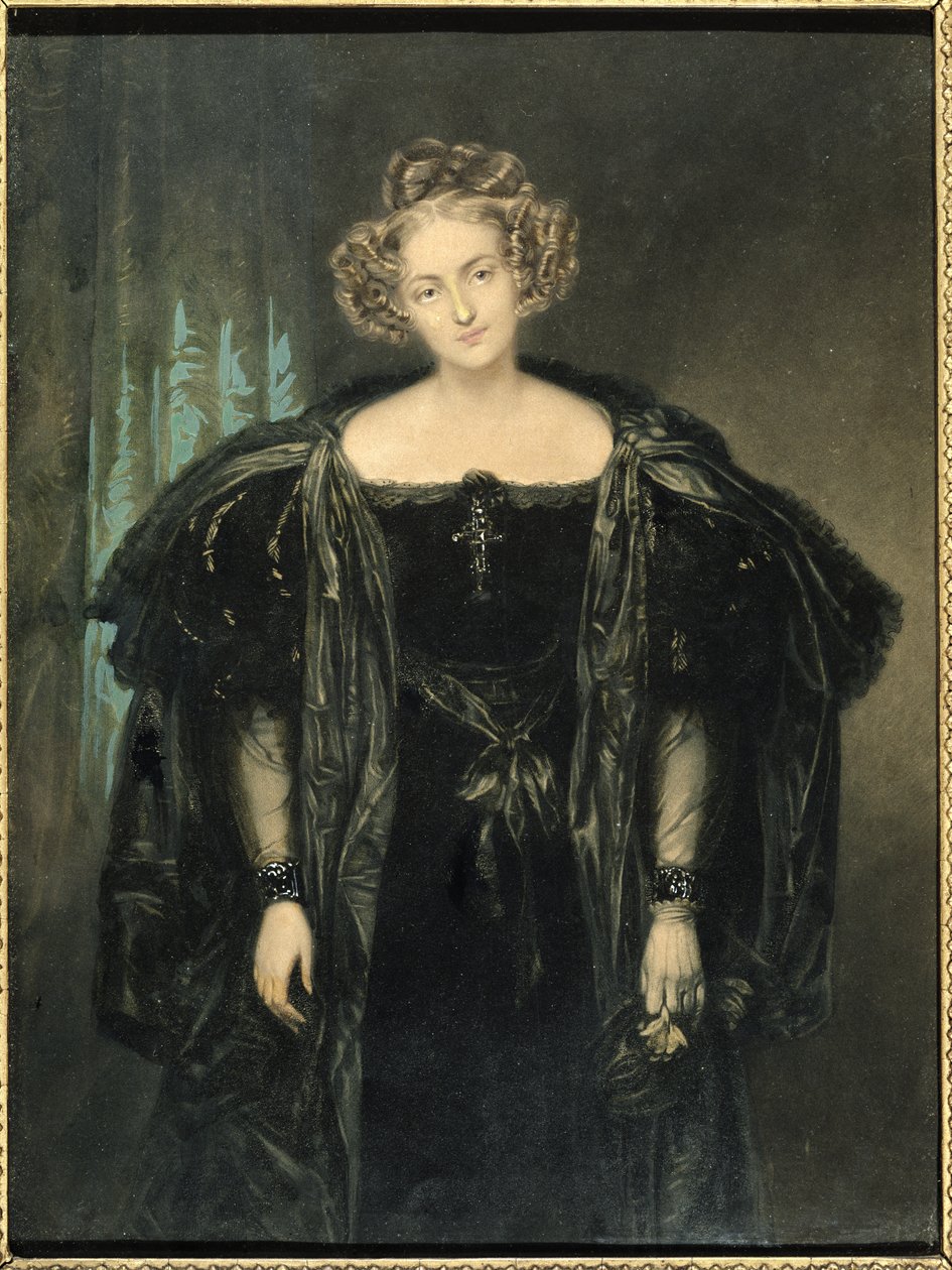 Henriette Sonntag (1803-54) i rollen som Donna Anna fra operaen Don Giovanni af Mozart af French School