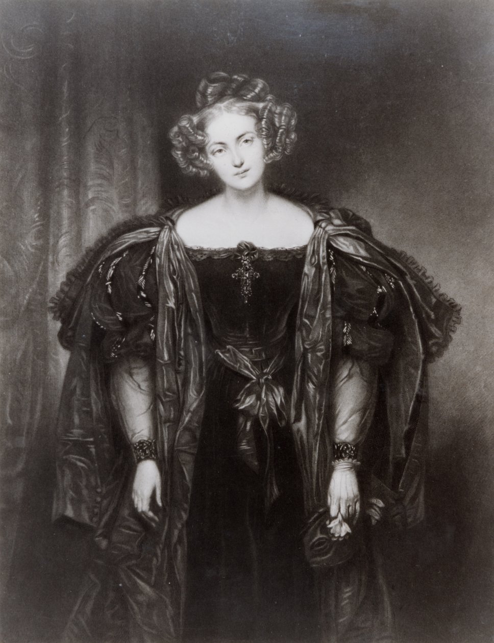 Henriette Sontag som Donna Anna i Wolfgang Amadeus Mozarts opera Don Giovanni af French School