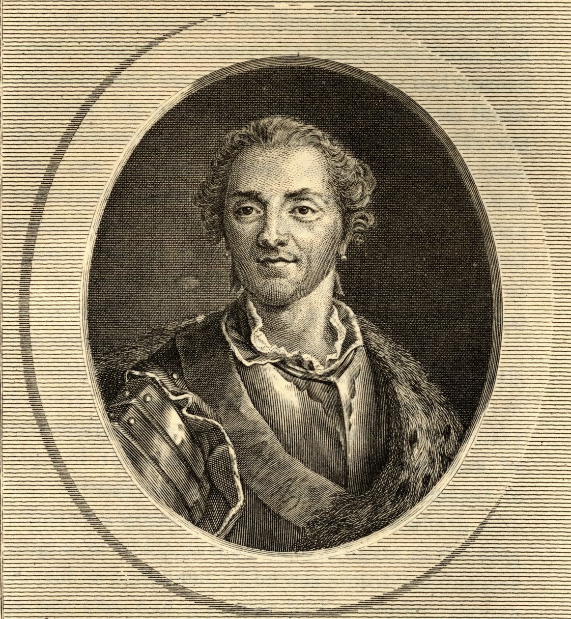 Hermann Maurice (1696-1750) greve af Sachsen af French School