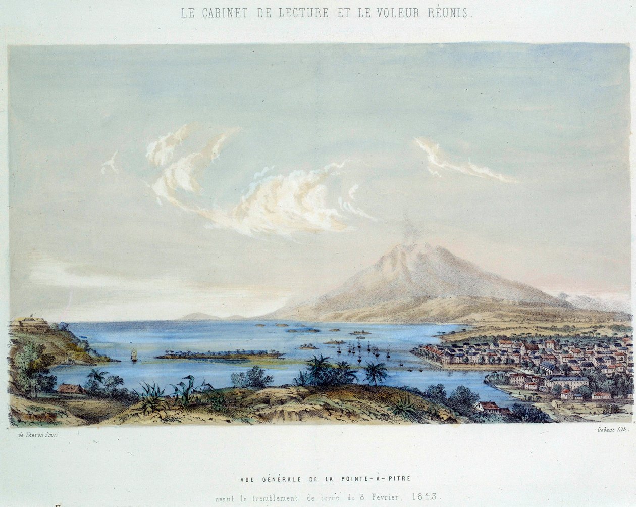 De franske koloniers historie: overblik over Pointe a Pitre (Pointe-a-Pitre) i Guadeloupe (Antillerne) før jordskælvet den 8/02/1843 af French School