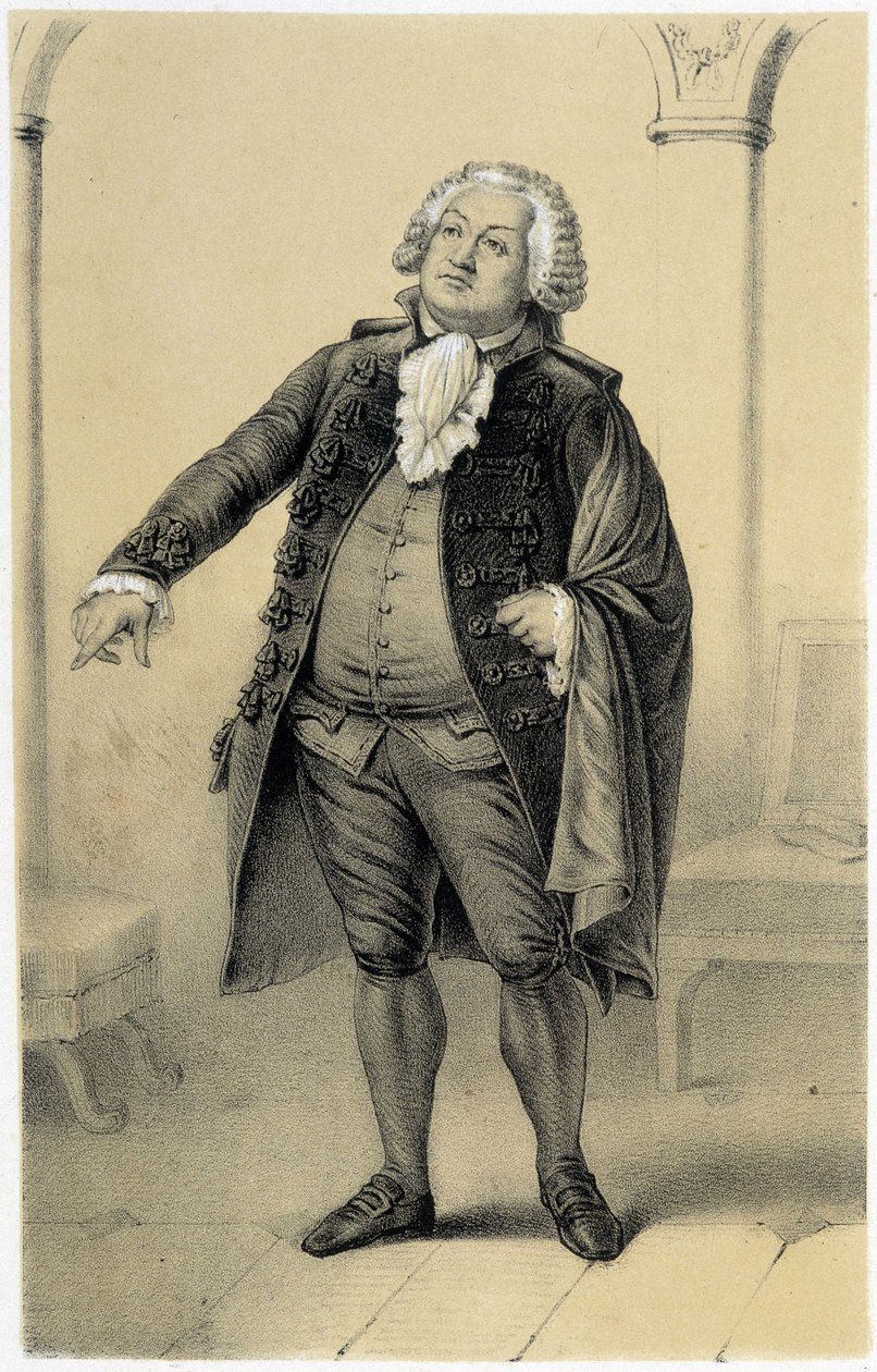 Honore Gabriel (Honore-Gabriel) Riqueti, greve af Mirabeau (1749-1791) - i "Historical Gallery of the French Revolution" af Albert Maurin af French School