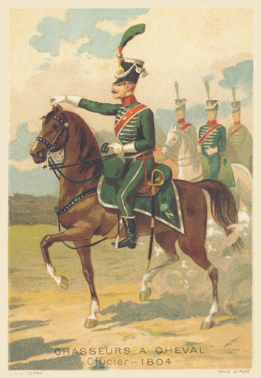 Hestejægere, Officer i 1804 af French School