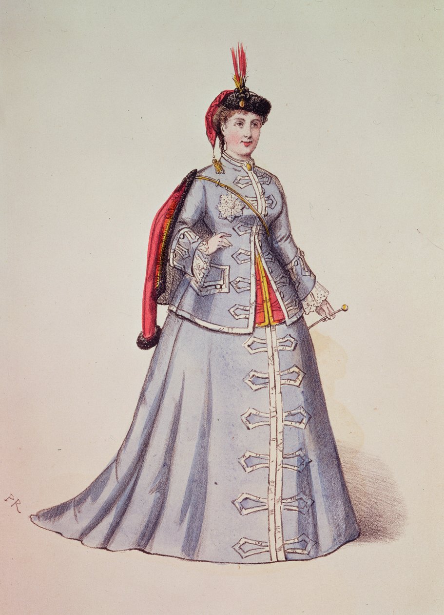Hortense Schneider i titelrollen i Offenbachs operette 